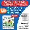 BARK&SPARK Dog Allergy Relief Chews (180 Immune Treats) - Anti-Itch Skin & Coat Supplement - Omega 3 Fish Oil - Itchy Skin Relief Treatment Pills - Itching&Paw Licking - Dry Skin & Hot Spots - Image 3