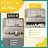 21 Pack Under Bed & Couch Blocker for Pets and Toys - 249" Length, 11.8" Height for One Side of Queen Bed | Includes Sticky Tape, Connectors & Zip Ties - Black - Image 4
