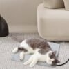 pettycare Pet Heating Pad for Dog Cat, Electric Heating with Steel-Wrapped Cord, 25-Level Timer & 11-Level Temperature Indoor Warming Pads Easy Clean for Puppy Cat Dog S 17.4x14inch - Image 9