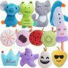 Pack of 26 Soft Small Medium Dog Squeaky Toys,Cute Puppy Favorite Comfortable Squeakers Toy,Multicolored for Puppy - Image 2