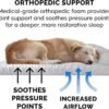 Furhaven Orthopedic Dog Bed for Large Dogs w/ Removable Bolsters & Washable Cover, For Dogs Up to 95 lbs - Quilted Sofa - Silver Gray, Jumbo/XL - Image 5