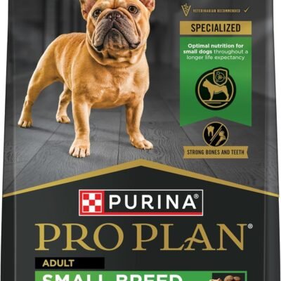 Purina Pro Plan High Protein Small Breed Dog Food, Shredded Blend Beef & Rice Formula - 18 lb. Bag