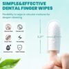 Dental Care Finger Wipes 60 Counts,Teeth Cleaning Finger Wipes for Dogs & Cats,Reduces Plaque & Supports Oral Freshness, Coconut Scent - Image 6
