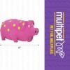 Multipet's 9-Inch Latex Polka Dot Globlet Pig Dog Toy, Assorted Colors - Image 5