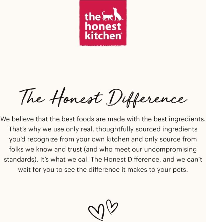 The Honest Kitchen Human Grade Dehydrated Whole Grain Dog Food – Complete Meal or Topper – Chicken 10 lb (makes 40 lbs)