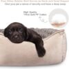 71ilQPJ8LL._AC_SL1500_.jpg JOEJOY Rectangle Dog Bed for Large Medium Small Dogs Machine Washable Sleeping Sofa Non-Slip Bottom Breathable Soft Puppy Bed Durable Orthopedic Calming Pet Cuddler, Multiple Size, Beige