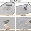 Cat Mat for Litter Box, Large 34" X 22" Cat Litter Mat, Waterproof Silicone Pad for Floor, Gray - Image 5