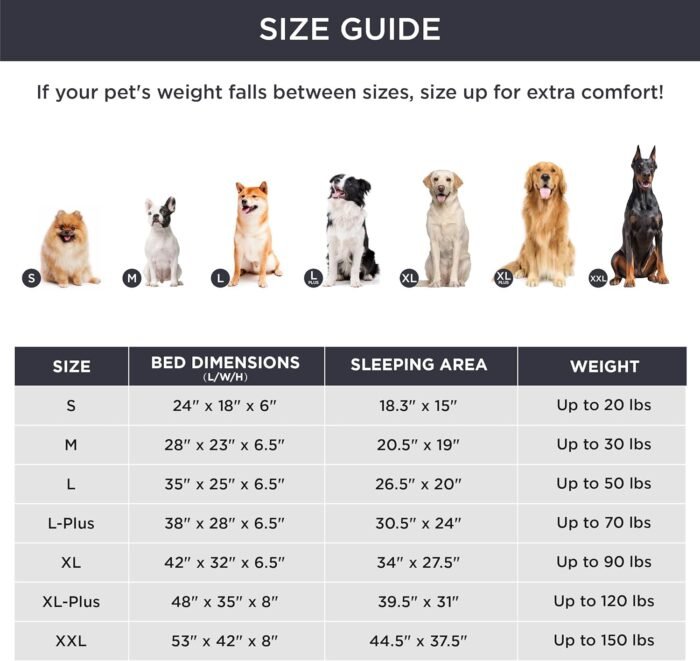 Bedsure Orthopedic Dog Bed for Medium Dogs - Calming Waterproof Dog Sofa Beds Medium, Supportive Foam Pet Couch Bed with Removable Washable Cover, Waterproof Lining and Nonskid Bottom, Multi Color