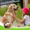 3PCS Dog Grooming Kit - Deshedding Brush, Slicker Brush, Bath Brush and Comb for Pet Supplies (Green Black) - Image 2