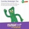 Multipet Gumby Dog Plush Toy - Squeaky Toy for All Dogs - Extra Soft Plush w/ Flexible Legs & Arms - Stuffed Animal for Cuddling & Playing - Cute Dog Pet Toy (9", Green) - Image 2
