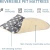 Dog Bed Dog mat Pet mat Dog Box mat Machine Washable Grey (33x23x1.5in)