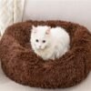 Cat Beds for Indoor Cats Doughnut Dog Bed Kitten Bed Pet Bed Calming Cuter Puppy Bed Small Pet Bed Fluffy Dog Bed Small Round Bed Up to 7 Lbs - Image 3