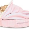 Furhaven 26" Round Orthopedic Dog Bed for Medium/Small Dogs w/ Removable Washable Cover, For Dogs Up to 30 lbs - Sherpa & Suede Snuggery - Blue, 26-inch
