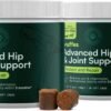 Wuffes Chewable Dog Hip & Joint Supplement - Glucosamine & Chondroitin Chews - Dog Joint Supplements & Vitamins - Extended Joint Care (Small&Medium Breeds (0-65 lbs), 120 Chews (Pack of 2))