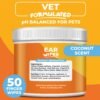 Dog Ear Cleaner Wipes – Finger Wipes for Dogs – Cleaning, Soothing, and Deodorizing Itchy Ears – Pet Ear Relief Solution - Image 4