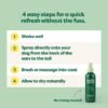 Earth Rated Dog Deodorizing Spray, Conditioning & Odor-Eliminating Perfume for Dogs, for All Coat Types, Refreshing White Tea & Basil Scent, 8 oz.