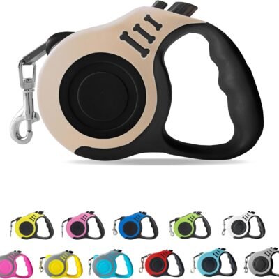 Retractable Dog Leash Automatic Telescopic Tractor Dog Tape, Pet Tape 10/16 FT Durable and Convenient, with Non-Slip Handle, Suitable for Small and Medium-Sized Dogs