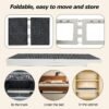 Adjustable Dog Ramp Bed for Small Pets Folding Collapsible Cat Ramps with Non Slip Carpet Portable Indoor Puppy Ramp for Sofa,Chair