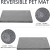EMPSIGN Stylish Dog Bed Mat Dog Crate Pad Mattress Reversible (Cool & Warm), Water Proof Linings, Removable Machine Washable Cover, Firm Support Pet Crate Bed for Small to XX-Large Dogs, Grey - Image 3