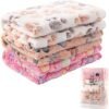 3 Pack Cat and Dog Blanket Soft & Warm Fleece Flannel Sleep Mat, Great Pet Throw for Puppy, Kitten,Cats,Small Dogs (Small 23" x 15")