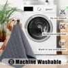 Smiry Waterproof Dog Bed Cover Blanket, Soft Reversible Pet Blanket, Washable Leakproof Cats Dogs Couch Cover for Sofa, Couch, Furniture (30x70 Inch, Grey/Dark Grey) - Image 7