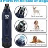 Casfuy 6-Speed Dog Nail Grinder - Newest Enhanced Pet Nail Grinder Super Quiet Rechargeable Electric Dog Nail Trimmer Painless Paws Grooming & Smoothing Tool for Large Medium Small Dogs (Blue) - Image 5