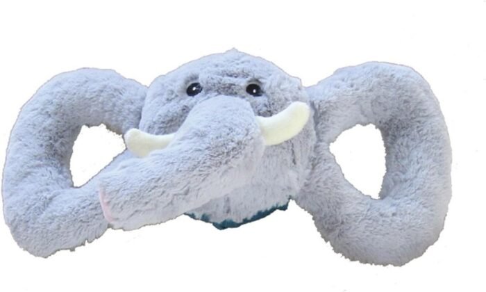 Jolly Pets Jolly Tug-a-Mal Cow Tug/Squeak Toy, Small