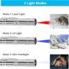 TBTeek Cat Toy for Indoor Cats, 3 Light Modes & 5 Adjustable Patterns, USB Rechargeable Interactive Kitten Pet Dog Toy, Portable Interactive Cat Toy Fun Chase Play Exercise - Image 3