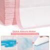 Pet Toilet Training Pads 100Count Disposable Puppy Pee Pads 18" x 13" for Dogs, Ultra Absorbent|Quick Dry|Leak-Proof Pet Potty Pads for Dog, Cat, Rabbits and Guinea Pigs (Pink) - Image 4