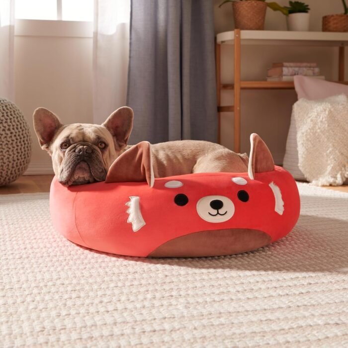 Squishmallows Original 30-Inch Cici The Red Panda Pet Bed - Large Ultrasoft Official Plush Pet Bed for Dogs and Cats