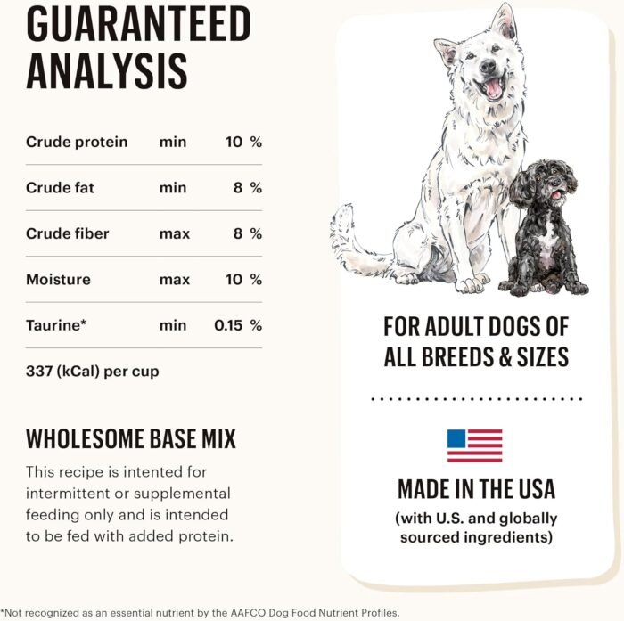 71vAOVYni6L._AC_SL1500_.jpg The Honest Kitchen Dehydrated Grain Free Fruit & Veggie Base Mix Dog Food (Just Add Protein), 3 lb Box