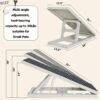 Adjustable Dog Ramp Bed for Small Pets Folding Collapsible Cat Ramps with Non Slip Carpet Portable Indoor Puppy Ramp for Sofa,Chair