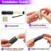 Vansky Black Light UV Flashlight Blacklight 12 LED Urine Detector for Dog/Cat/Pet Urine & Dry Stains and Bed Bug On Carpets/Rugs/Floor,Matching with Pet Odor Eliminator - Image 8