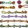 SHARLOVY Large Tough Chew Toys for Aggressive Chewers Large Breed,Heavy Duty Dental Rope Toys Kit for Medium Dogs,5 Knots Indestructible Cotton Puppy Teething Chew Tug Toy Set of 9 - Image 9