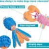 5 Pack Dog Squeaky Toys Bulk Set,Puppy Teething Chew Pet Dog Toy for Large Medium Small Dogs,Soft Plush Stuffed Crinkle Sound Interactive Fun for Puppy - Image 5
