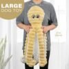 Dog Toys for Large Dogs, 27” Extra Large Plush Octopus Dog Toy, Crinkle Squeaky Dog Toys, Tug of War Pet Toy for Small Medium Large Dogs, Puppy Chew Toys