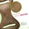 Benebone Dental Durable Dog Chew Toy for Aggressive Chewers, Real Bacon, Made in USA, Medium - Image 2