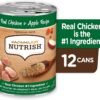 Rachael Ray Nutrish Premium Pate Real Chicken & Apple Recipe Wet Dog Food, 13 oz. Can (Pack of 12) - Image 2