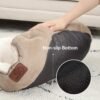 Bedsure Dog Beds for Small Dogs - Round Cat Beds for Indoor Cats, Washable Pet Bed for Puppy and Kitten with Slip-Resistant Bottom, 20 Inches, Camel - Image 2