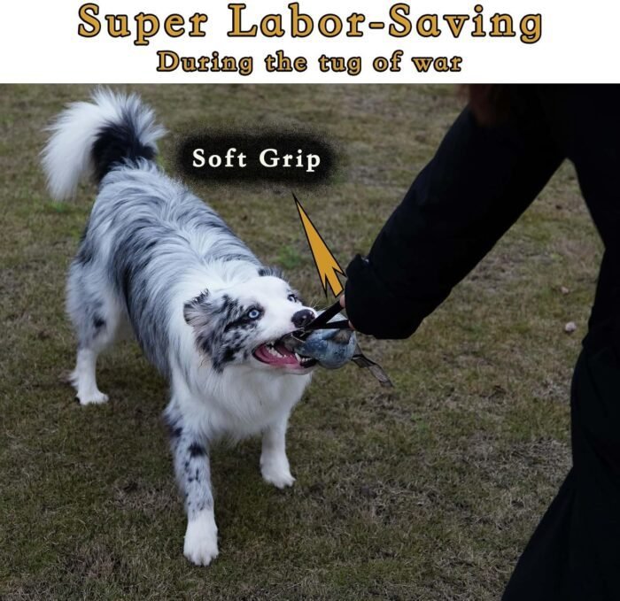 3.7" Tough Dog Toys Ball for Aggressive Chewers Large Breed – Chew, Tug, Fetch, and Swim!