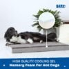 Barkbox Orthopedic Dog Bed with Memory Foam, Premium Comfort for Dogs and Puppies, Large Sized Dog Bed for Joint Relief and Restful Sleep, Durable and Easy to Clean - Grey, Large - Image 3