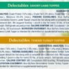 Blue Buffalo Delectables Natural Wet Dog Food Topper Variety Pack, Lamb & Turkey Dinner 3oz (12 Pack - 6 of Each Flavor)