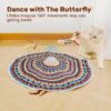 Potaroma Cat Toys Chargeable, 3in1 Hide and Seek, Automatic Interactive Fun, Fluttering Butterfly, Moving Feather, Kitten Wand, Indoor Kitty Exercise Kicker 22.8 Inch Cover for All Breeds - Image 4
