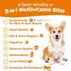 Zesty Paws Multivitamin Treats for Dogs - Glucosamine Chondroitin for Joint Support + Digestive Enzymes & Probiotics - Grain Free Dog Vitamin for Skin & Coat + Immune Health - Chicken Flavor - 90ct - Image 2