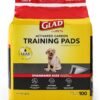 Glad for Pets Black Charcoal Puppy Pads 23" x 23" AllinOne Puppy Potty Training Pads That ABSORB & NEUTRALIZE Urine Instantly New & Improved Quality Puppy Pee Pads, (Pack of 1, 100 Count Total)