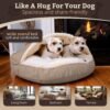 Snoozer Luxury Microsuede Cozy Cave Pet Bed, Large, Buckskin - Image 4