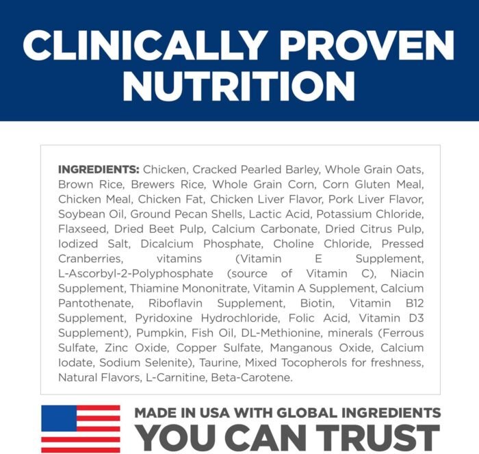 Hill's Science Diet Adult 7+ Perfect Digestion Chicken Dry Dog Food, 22 lbs.