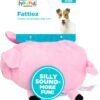 Outward Hound Fattiez Pig Plush Squeaky Dog Toy, Small - Image 2
