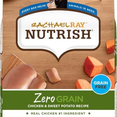Rachael Ray Nutrish Zero Grain Dry Dog Food, Chicken & Sweet Potato Recipe, 26 Pounds