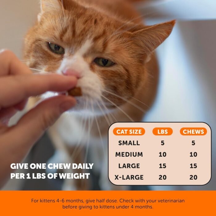 Pet Honesty Cat Hip & Joint Health Crunchy & Creamy Chews - Glucosamine for Cats, Cat Joint Support Supplement, Cat Health Supplies & Hip Support for Indoor Cats & Outdoor Cats - Chicken 30-Day Supply